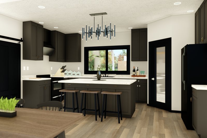 House Design - Interior - Kitchen for Contemporary House Plan #1064-290 - 3 bed, 2 bath