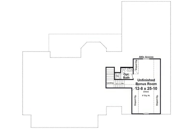 House Plan Design - Floor Plan - Upper Floor for Traditional House Plan #21-582 - 3 bed, 2 bath