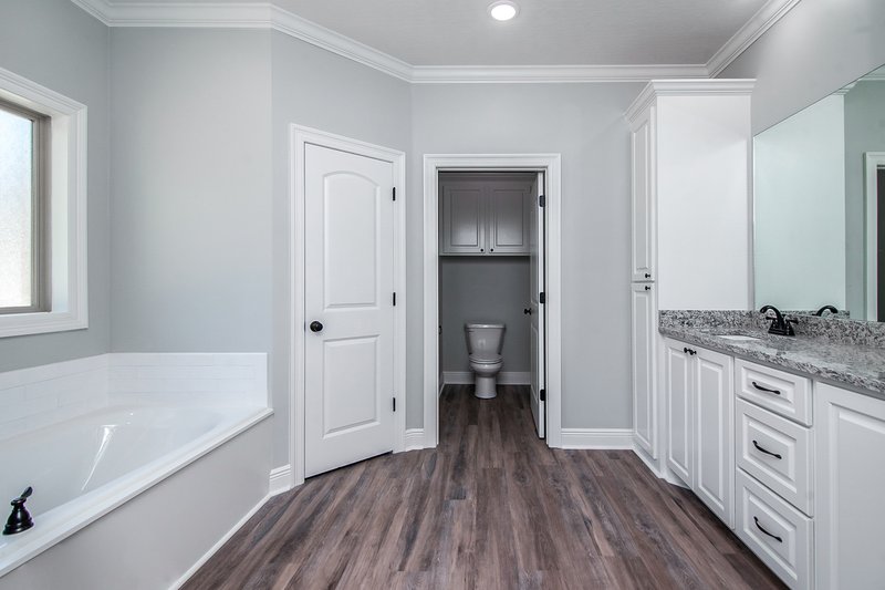 Architectural House Design - Interior - Master Bathroom for Ranch House Plan #430-93 - 4 bed, 2 bath