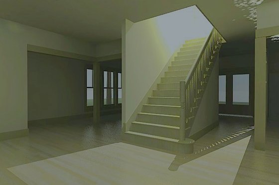 Interior - Family Room for Cottage House Plan #925-3 - 3 bed, 2.5 bath