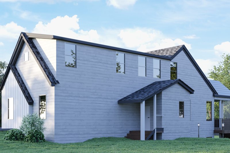 House Plan Design - Exterior - Other Elevation 1 for Farmhouse House Plan #54-440 - 2 bed, 2.5 bath