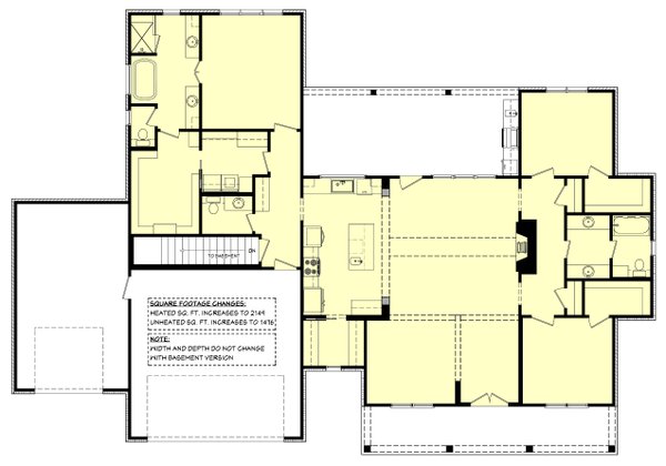 Farmhouse Floor Plan - Other Floor Plan #430-258