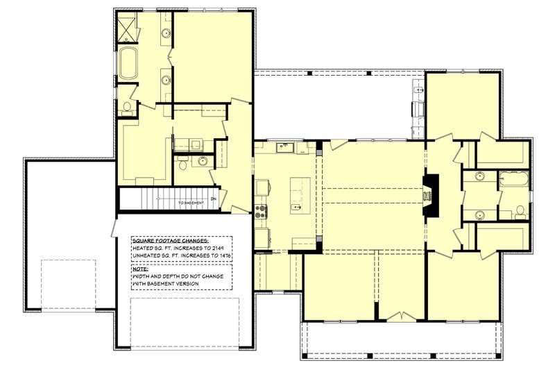Architectural House Design - Floor Plan - Other Floor for Farmhouse House Plan #430-258 - 3 bed, 2.5 bath