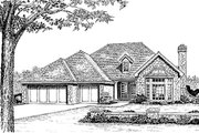 Traditional Style House Plan - 3 Beds 2.5 Baths 1941 Sq/Ft Plan #310-910 