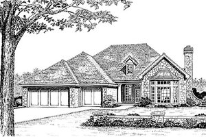 Traditional Exterior - Front Elevation Plan #310-910