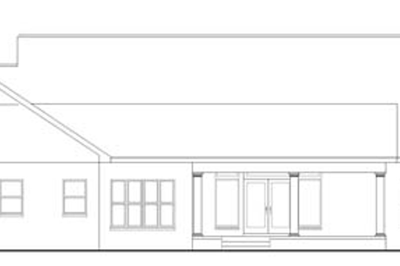 Dream House Plan - rear elevation