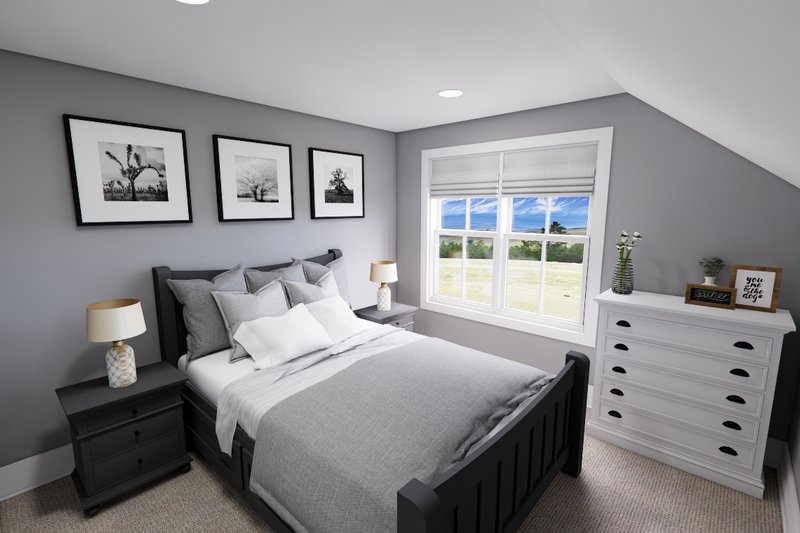 Dream House Plan - Interior - Bedroom 3 for Craftsman House Plan #51-1561 - 3 bed, 3.5 bath