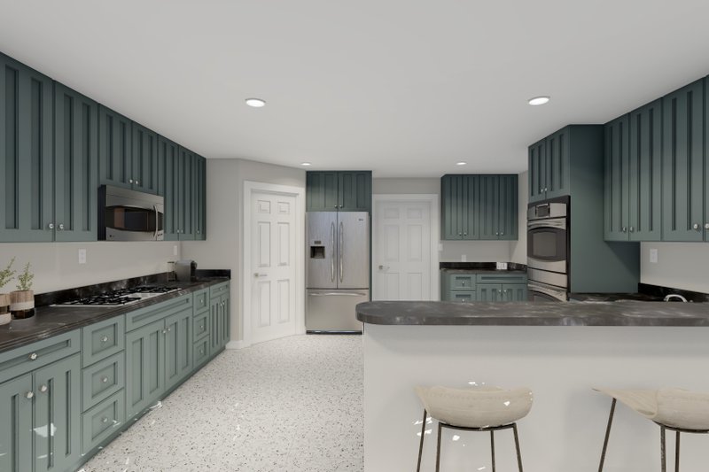 Home Plan - Interior - Kitchen 1 for Ranch House Plan #1060-185 - 3 bed, 2 bath