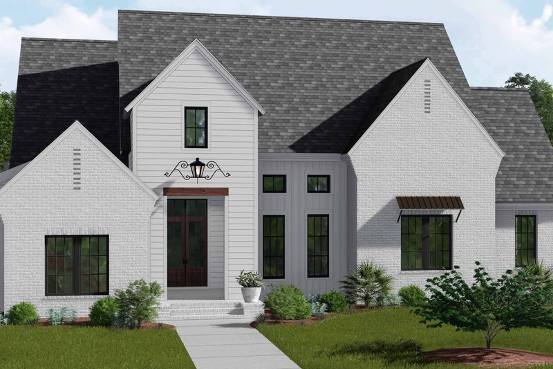 Dream House Plan - Traditional Exterior - Front Elevation Plan #1081-6