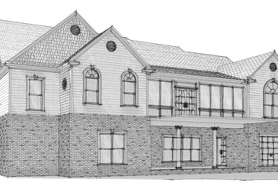 Exterior - Other Elevation for European House Plan #63-126 - 5 bed, 3.5 bath