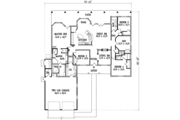 Adobe / Southwestern Style House Plan - 5 Beds 3 Baths 2964 Sq/Ft Plan #1-1157 