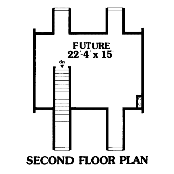 House Blueprint - Country Floor Plan - Upper Floor Plan #314-164