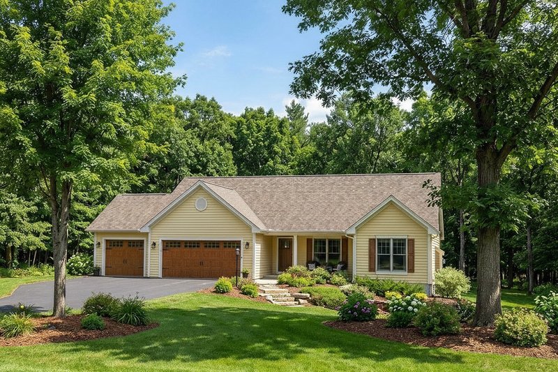 Architectural House Design - Ranch Exterior - Front Elevation Plan #22-526