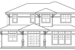 Exterior - Other Elevation 1 for Traditional House Plan #124-465 - 3 bed, 3 bath