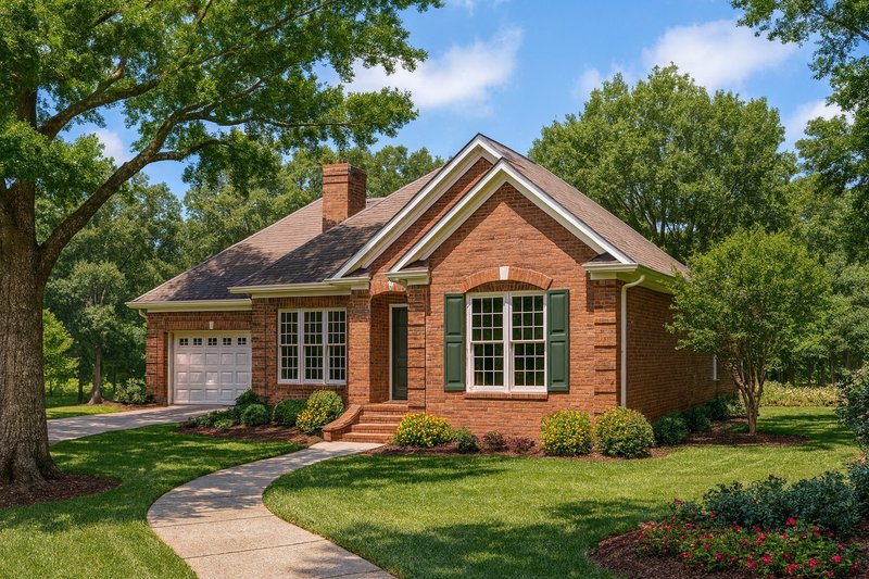 Dream House Plan - Exterior - Front Elevation 3 for Traditional House Plan #17-558 - 3 bed, 2 bath