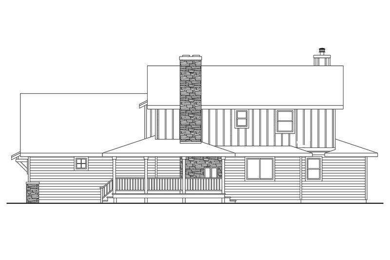 Home Plan - Exterior - Other Elevation 1 for Farmhouse House Plan #124-1337 - 3 bed, 2.5 bath