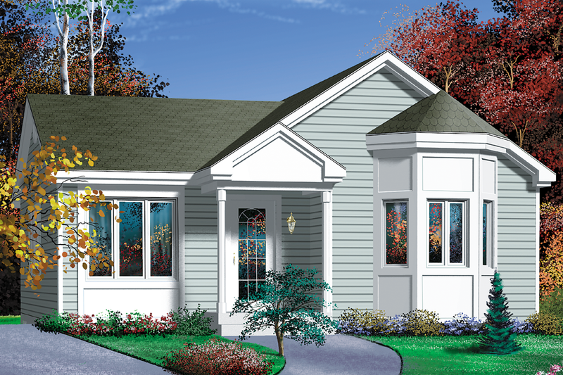 Dream House Plan - European Exterior - Front Elevation Plan #25-170