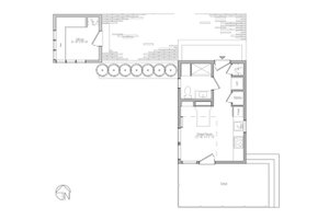Floor Plan - Main Floor for Modern House Plan #914-4 - 1 bed, 1 bath