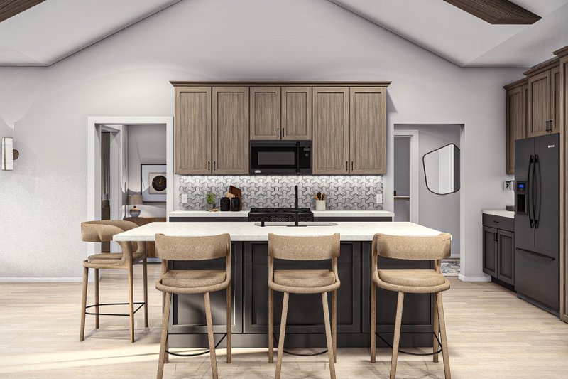 House Design - Interior - Kitchen for Traditional House Plan #455-432 - 3 bed, 2 bath