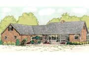 Country Style House Plan - 3 Beds 2.5 Baths 2034 Sq/Ft Plan #406-139 