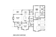 European Style House Plan - 4 Beds 4 Baths 4910 Sq/Ft Plan #1117-2 Floor 