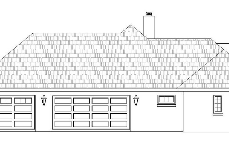 House Blueprint - Exterior - Other Elevation 1 for Traditional House Plan #932-104 - 3 bed, 2.5 bath