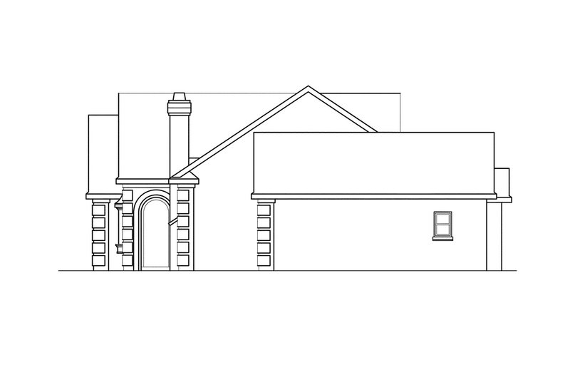 House Plan Design - Exterior - Other Elevation 1 for Traditional House Plan #124-320 - 4 bed, 3.5 bath
