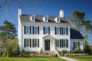 Photo 4 for Colonial House Plan #137-353 - 4 bed, 3 bath