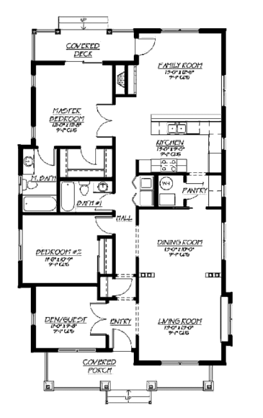 Bungalow Style House Plan 3 Beds 2 Baths 1500 Sq Ft Plan Bungalow Style House Plan 3 Beds 2 Baths 1500 Sq Ft Plan