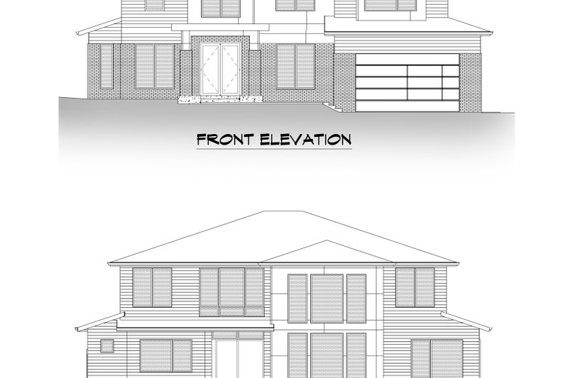 Home Plan - Exterior - Other Elevation 3 for Contemporary House Plan #1066-198 - 5 bed, 4.5 bath