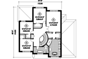 Contemporary Style House Plan - 4 Beds 2 Baths 3128 Sq/Ft Plan #25-4482 