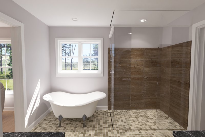Architectural House Design - Interior - Master Bathroom for Cottage House Plan #513-2406 - 4 bed, 2.5 bath