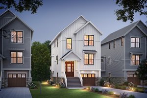 Country Exterior - Front Elevation Plan #48-1153