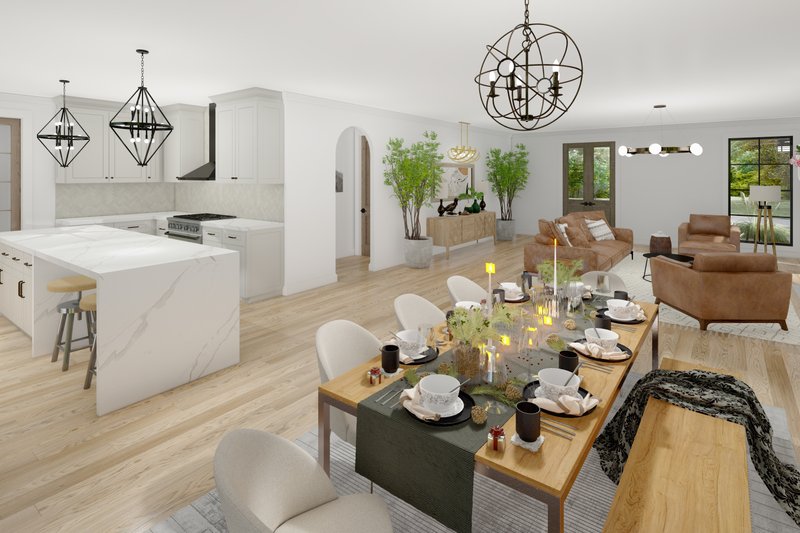 Dream House Plan - Interior - Dining Room 1 for Southern House Plan #1094-7 - 3 bed, 2 bath