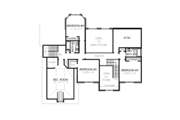 European Style House Plan - 4 Beds 3.5 Baths 3477 Sq/Ft Plan #424-331 