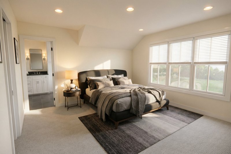 Home Plan - Interior - Master Bedroom 1 for Farmhouse House Plan #51-1517 - 4 bed, 2.5 bath