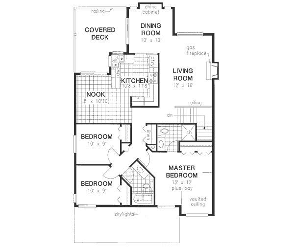 Traditional Floor Plan - Main Floor Plan #18-9307