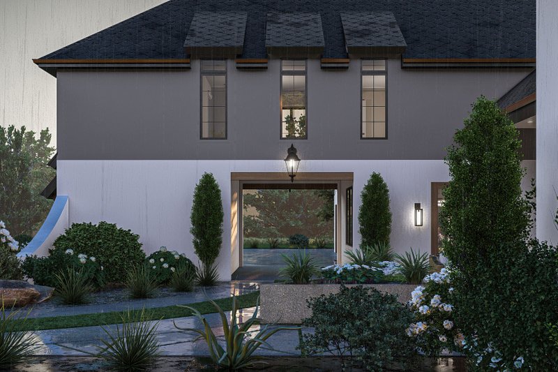 House Design - Exterior - Other Elevation 2 for Modern House Plan #455-450 - 5 bed, 4.5 bath