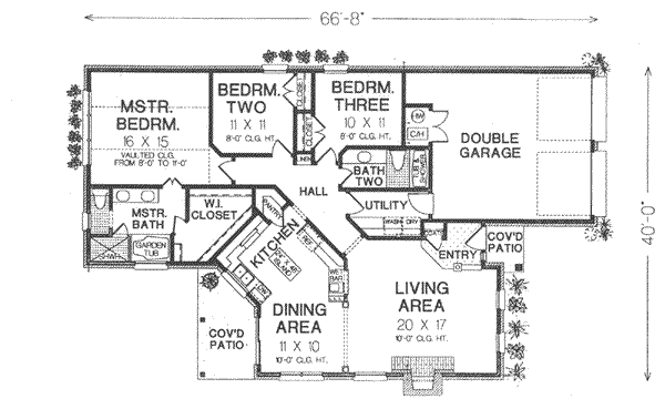 Home Plan - European Floor Plan - Main Floor Plan #310-398