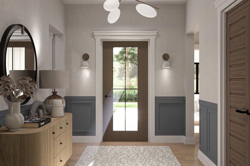 House Plan Design - Interior - Entry for Modern House Plan #455-397 - 3 bed, 2 bath