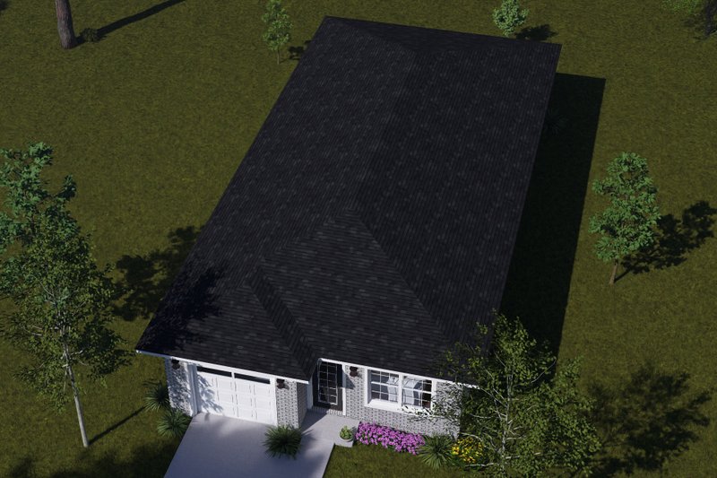 House Blueprint - Exterior - Other Elevation 5 for Modern House Plan #513-2497 - 3 bed, 2 bath
