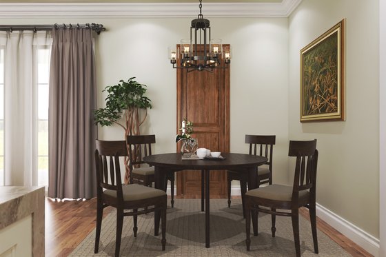 Interior - Dining Room for Ranch House Plan #54-564 - 3 bed, 2 bath