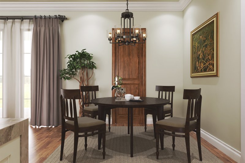 House Plan Design - Interior - Dining Room for Ranch House Plan #54-564 - 3 bed, 2 bath