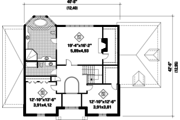 European Style House Plan - 3 Beds 2 Baths 2961 Sq/Ft Plan #25-4774 