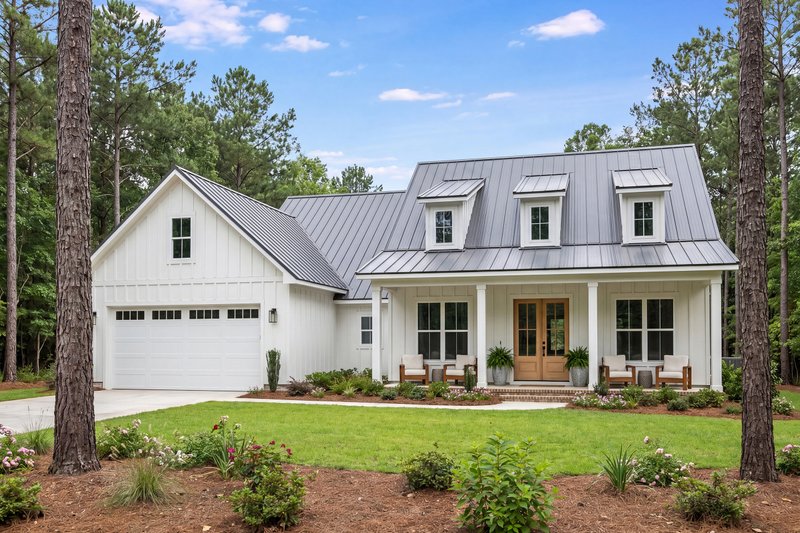Home Plan - Exterior - Front Elevation 4 for Farmhouse House Plan #430-241 - 3 bed, 2 bath