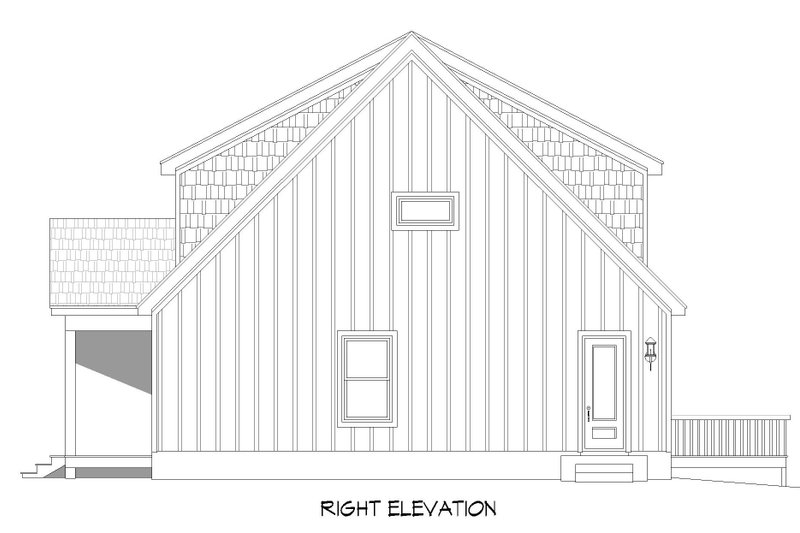 House Plan Design - Exterior - Other Elevation 1 for Southern House Plan #932-891 - 3 bed, 2.5 bath