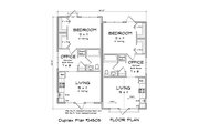 Cottage Style House Plan - 1 Beds 1 Baths 496 Sq/Ft Plan #513-2298 
