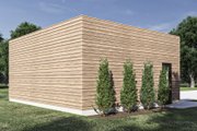 Modern Style House Plan - 0 Beds 0 Baths 644 Sq/Ft Plan #455-506 
