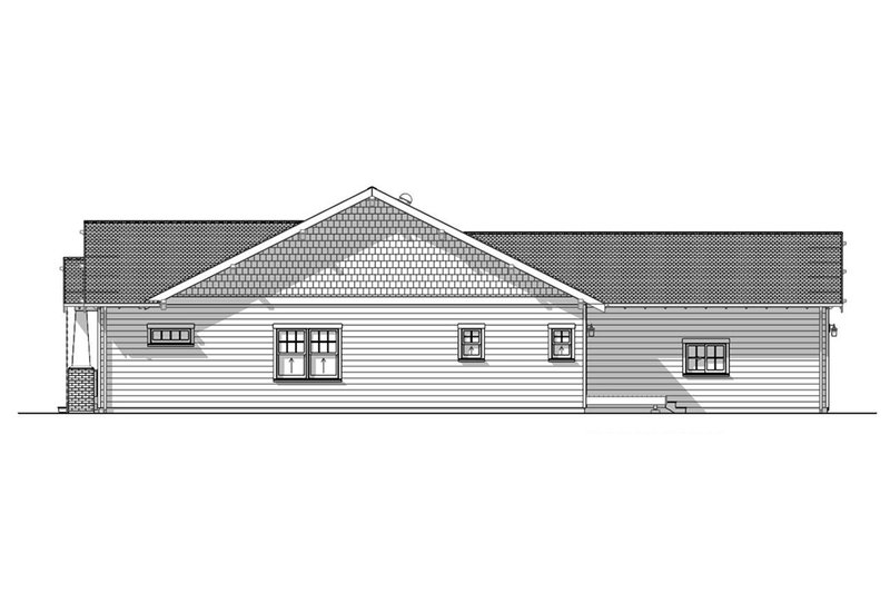 Home Plan - Exterior - Other Elevation 1 for Craftsman House Plan #1099-4 - 3 bed, 2 bath