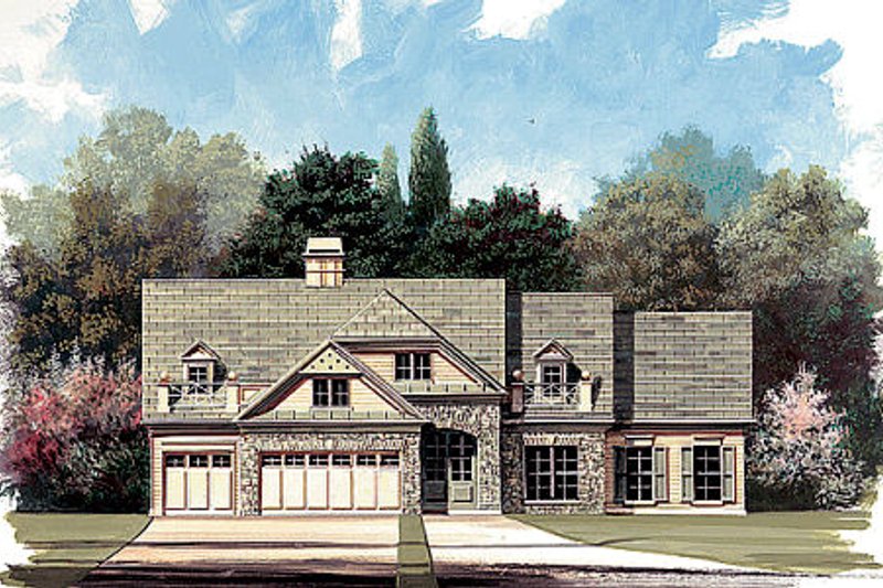 Home Plan - Traditional Exterior - Front Elevation Plan #119-131